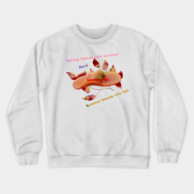 Blended Seasons Crewneck Sweatshirt by CATiltedArt